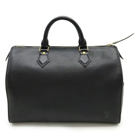 LOUIS VUITTON Epi Speedy 30 Handbag in Black Leather (Noir) M59022