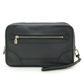 LOUIS VUITTON Taiga Pavel Second Bag/Clutch Bag, Leather Ardoise Black, M31142