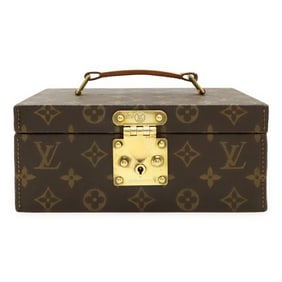 LOUIS VUITTON Monogram Boite à Tou Case Makeup Box Hard Trunk M47236