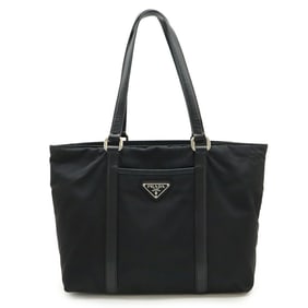 PRADA Prada Tote Bag Shoulder Nylon Leather NERO Black