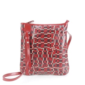 Salvatore Ferragamo Leather Shoulder Bag/Crossbody Bag with Silver Hardware for Women