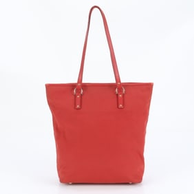 Salvatore Ferragamo Gancini Leather Tote Bag with Gold Hardware for Women