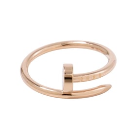 Cartier Juste Un Clou ring, 18KPG, small model, size 50, B4225800.