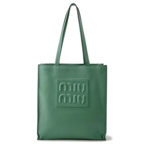 Miu Miu Miu Madras Leather Tote Bag 5BG264 MIUMIU
