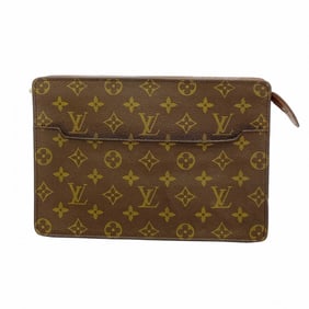 Louis Vuitton Monogram Pochette Homme Clutch Bag M51795 Brown Men's