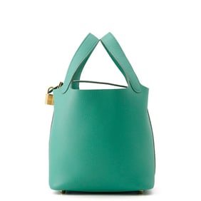 Hermes Hermès Picotin Lock PM Handbag, Vert Jade, Taurillon Maurice, U Stamp