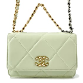 Chanel Chain Wallet with Coco Mark, Matelasse, 19, Quilted Lambskin, AP0957, CHANEL