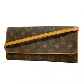Louis Vuitton Monogram Pochette Twin GM Shoulder Bag M51852 Brown Women's