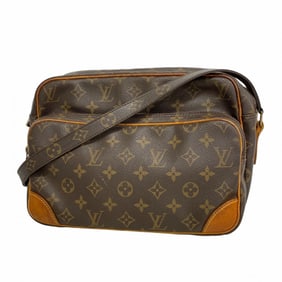 Louis Vuitton Monogram Nile Shoulder Bag M45244 Brown Women's
