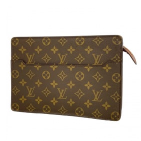 Louis Vuitton Monogram Pochette Homme Clutch Bag M51795 Brown Men's/Women's