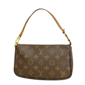 Louis Vuitton Monogram Pochette Accessoires M51980 Brown Women's Pouch