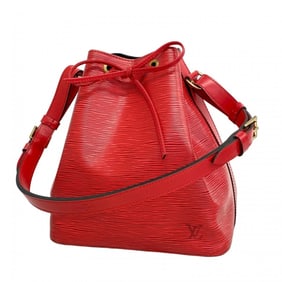 Louis Vuitton Epi Petit Noe Shoulder Bag M44107 Castilian Red for Women