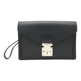 LOUIS VUITTON Epi Leather Pochette Serie Dragonne Second Bag, Noir, Black, Non-sticky, M52762