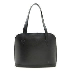 LOUIS VUITTON Epi Lussac Shoulder Bag/Tote Bag in Black Leather (M52282)