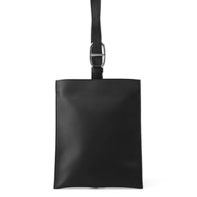 Hermes Hermès Portefeuille Pochamplus Black Swift Body Bag with Double Stamp