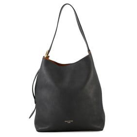 Louis Vuitton Lowkey Hobo MM Shoulder Bag in Grained Calfskin Leather, M24856, Black