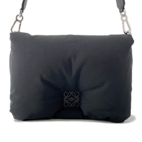 Loewe Goya Shoulder Bag, Puffer Nylon, B896G22X01, Black