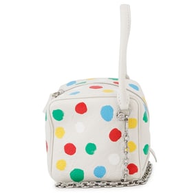 Louis Vuitton Monogram Empreinte Square Bag, LV x YK, China Exclusive, Yayoi Kusama Collaboration,