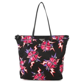 Prada Franken Nylon Tote Bag 1BG189 PRADA 2-Way Black