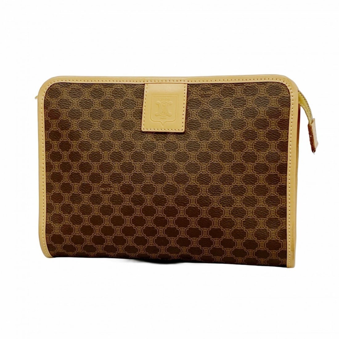Celine clutch bag in brown Macadam for men and women (1 of 13)