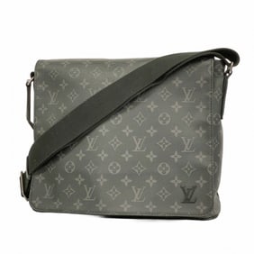 Louis Vuitton Monogram Eclipse District MM Shoulder Bag M44001 Black Men's