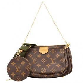 Louis Vuitton Monogram Multipochette Accessoires Shoulder Bag M44813 Brown Women's