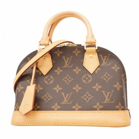 Louis Vuitton Monogram Alma BB Handbag M46990 Brown 2-Way Bag for Women