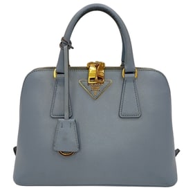 Prada Saffiano Leather Lux Astrale Sky Blue BL0838 PRADA SAFFIANO LUX ASTRALE Handbag JA-25011