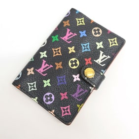 Louis Vuitton Multi Noir Carnet de Val Agenda Mini Card Case M92652 JA-24910