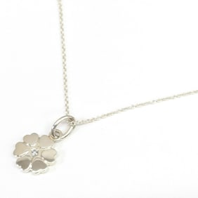 Tiffany & Co. Paloma Crown of Hearts single diamond necklace, approximately 2.7g, 40cm, 925 diamond,