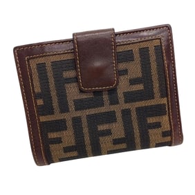 FENDI Zucca pattern double wallet, Fendi JA-25306