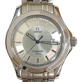 OMEGA Seamaster 120m 2511.31 Silver Dial Date Stainless Steel Men's Quartz Watch JA-25161