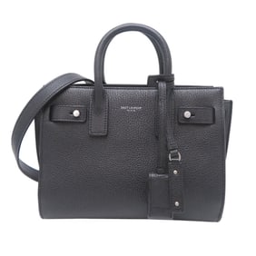 Saint Laurent Paris Sac de Jour Baby Women's Handbag 485019 Leather Black