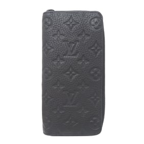 Louis Vuitton Zippy Vertical Men's Long Wallet M69047 Monogram Taurillon Black