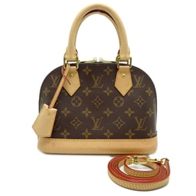 Louis Vuitton Alma BB Women's Handbag M46990 Monogram Brown