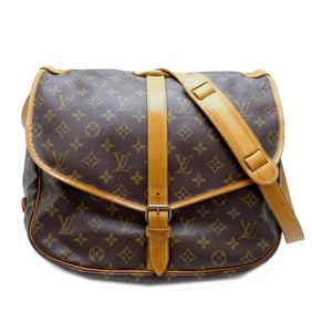 Louis Vuitton Saumur GM Women's Shoulder Bag M42254 (Discontinued) Monogram Brown