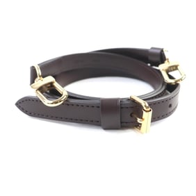 LOUIS VUITTON 2025 J00276 Leather Shoulder Strap with Logo, Brown, Box and Dust Bag Included, Made