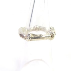 TIFFANY & Co. SV925 Bamboo Ring, Silver, Women's, Approx. Japanese Size, Weight: 5.7g