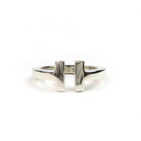 TIFFANY & Co. Tiffany T Square Ring, AG925 Silver, Approx. Japanese Size, Includes Box, Weight