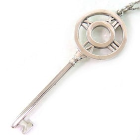 TIFFANY & Co. Tiffany Atlas Key Necklace, SV925 Silver, Pendant, 6.0g, Women's, Box and Dust Bag