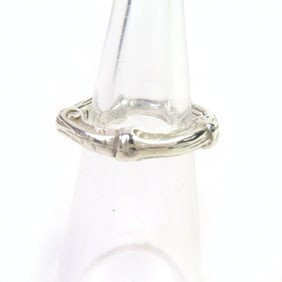 TIFFANY & Co. Vintage Bamboo Ring, 925 Sterling Silver, Women's, Approx. 4.5g, Japanese Size.