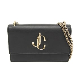 Jimmy Choo BOHEMIA Chain Shoulder Bag Women's Leather Shoulder Bag Black