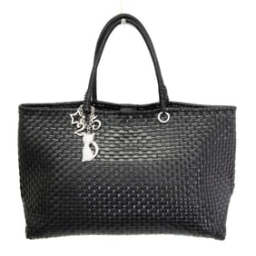 Anteprima Intrecciato Cat Charm Women's Wire,PVC Tote Bag Black