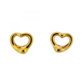 Tiffany Heart Earrings in 18KYG Yellow Gold for Women