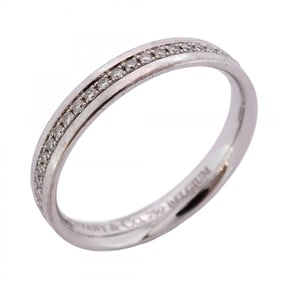 Tiffany Metro Full Eternity Ring, 18K White Gold with Diamonds, Size 10, Women's