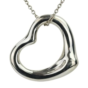TIFFANY & CO. Tiffany Large Open Heart Necklace in 925 Silver for Women