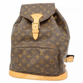 Louis Vuitton Monogram Montsouris GM Backpack M51135 Brown Women's