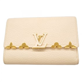 Louis Vuitton Portefeuille Capucines Compact Tri-fold Wallet M11363 Quartz Women's