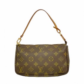 Louis Vuitton Monogram Pochette Accessoires M51980 Brown Women's Pouch