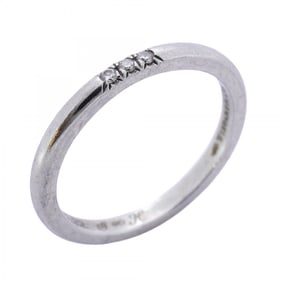 Tiffany Forever 3PD Pt950 Platinum Diamond Ring, Size 11, Women's